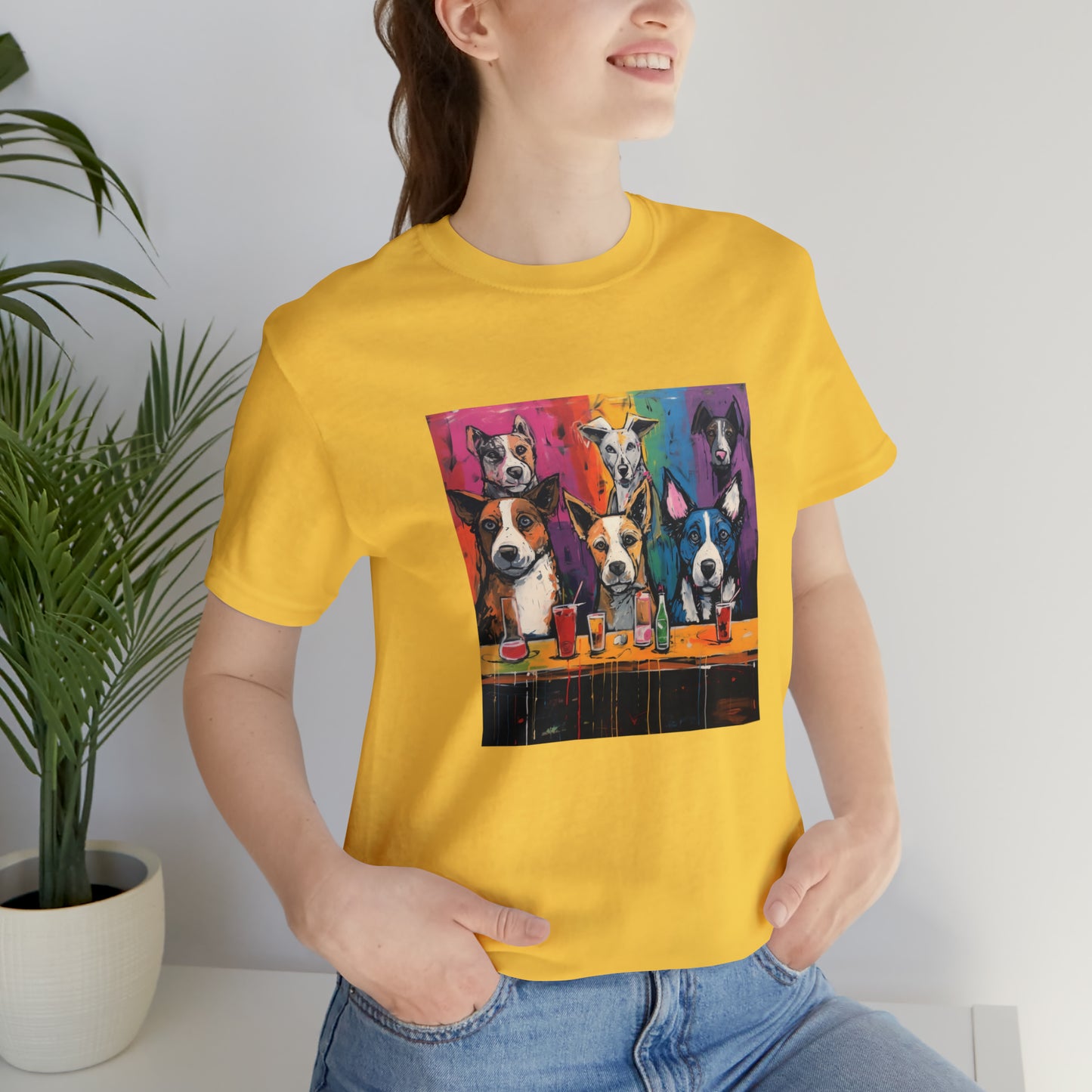 Dogs at the Bar Unisex Tee