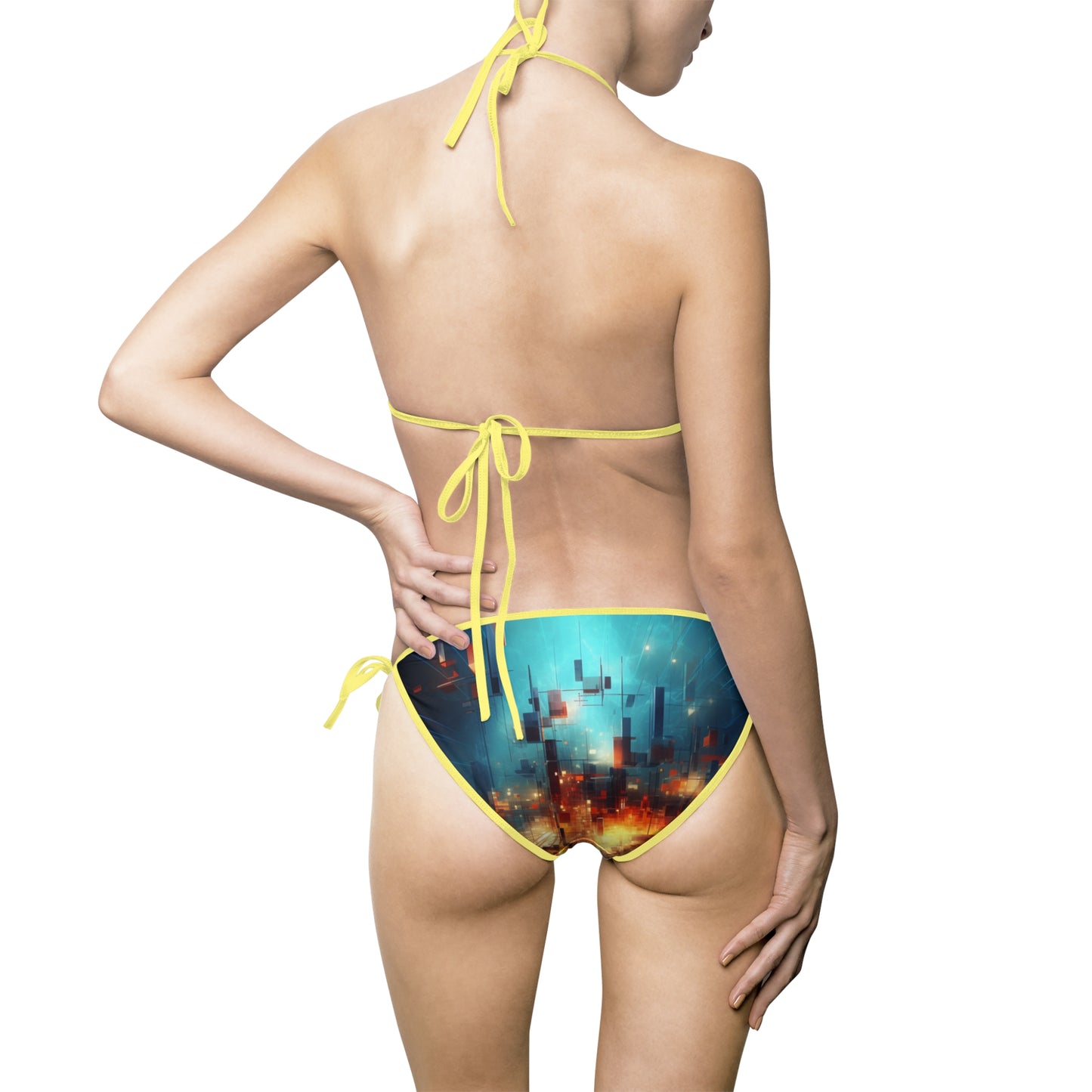 Electric Abstract Women's Bikini Swimsuit