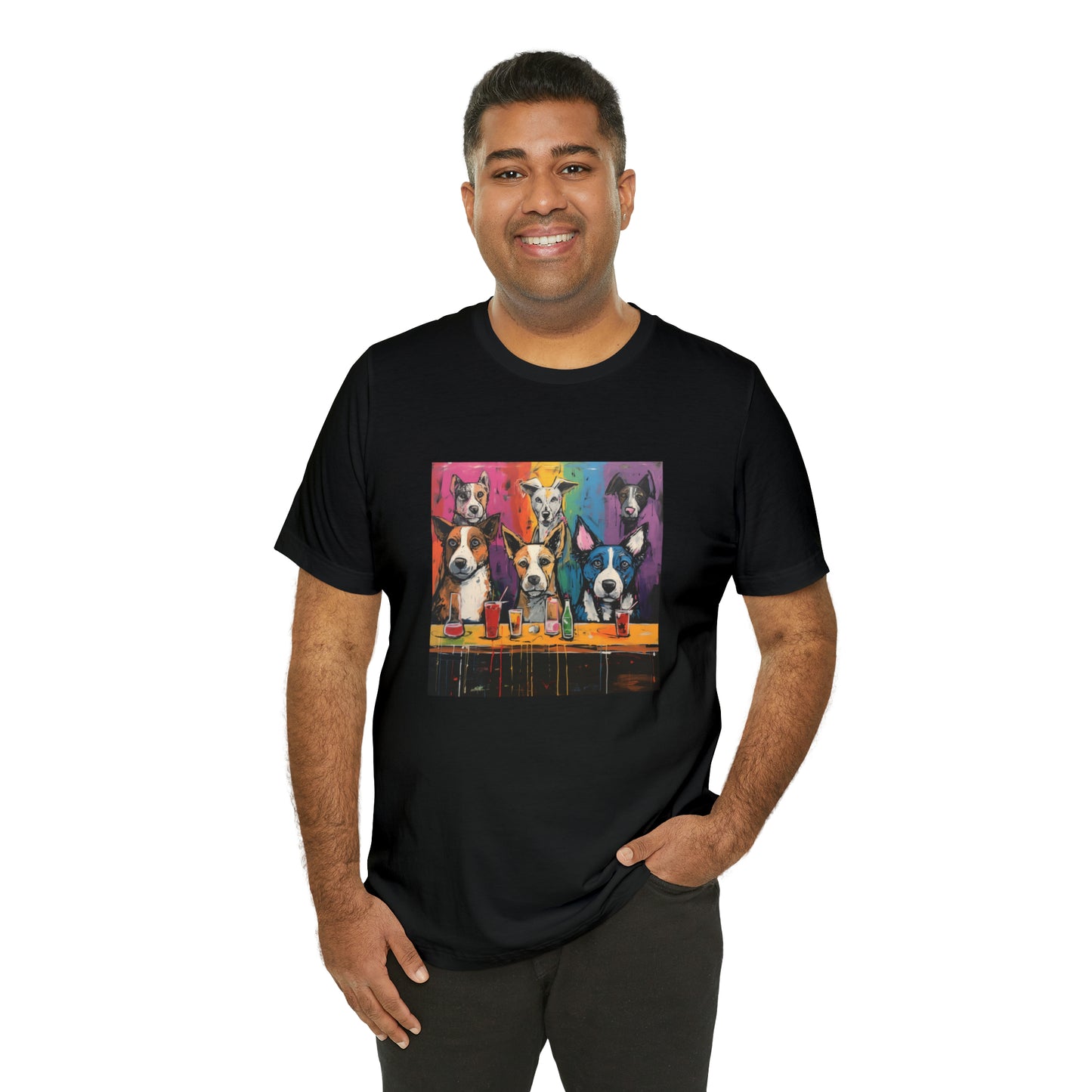 Dogs at the Bar Unisex Tee