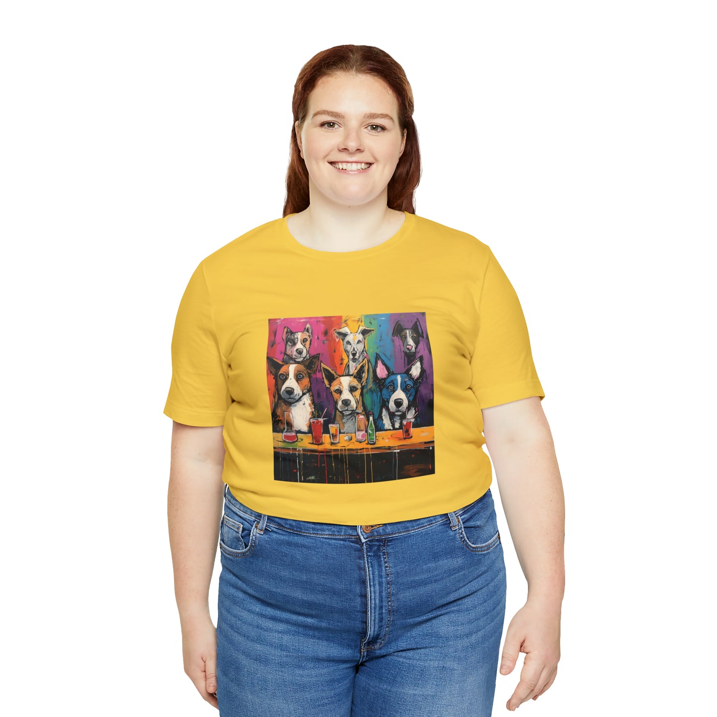 Dogs at the Bar Unisex Tee