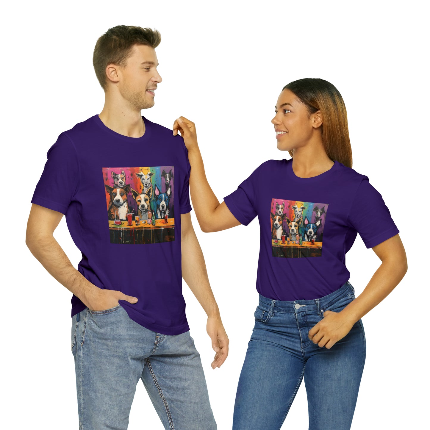 Dogs at the Bar Unisex Tee