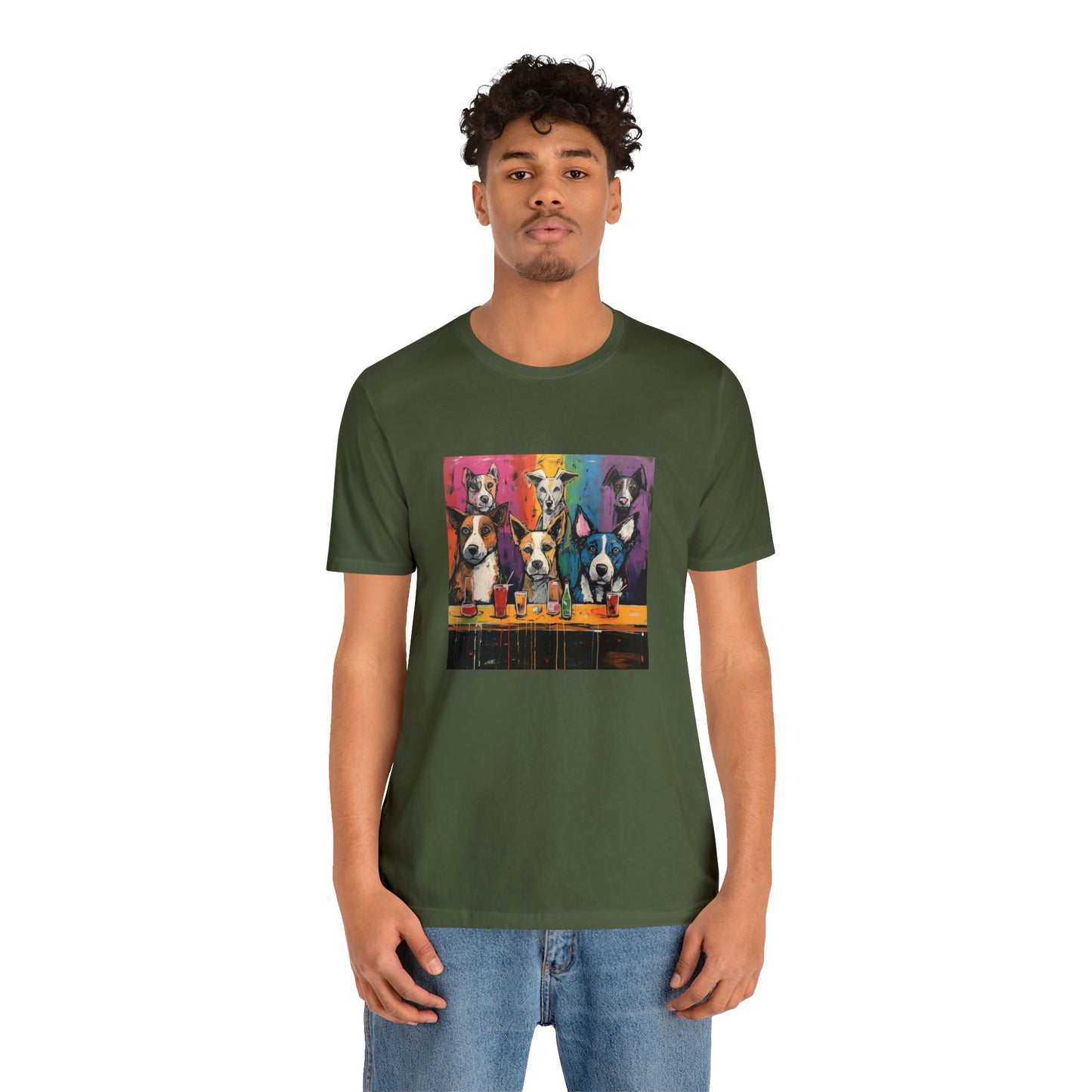 Dogs at the Bar Unisex Tee