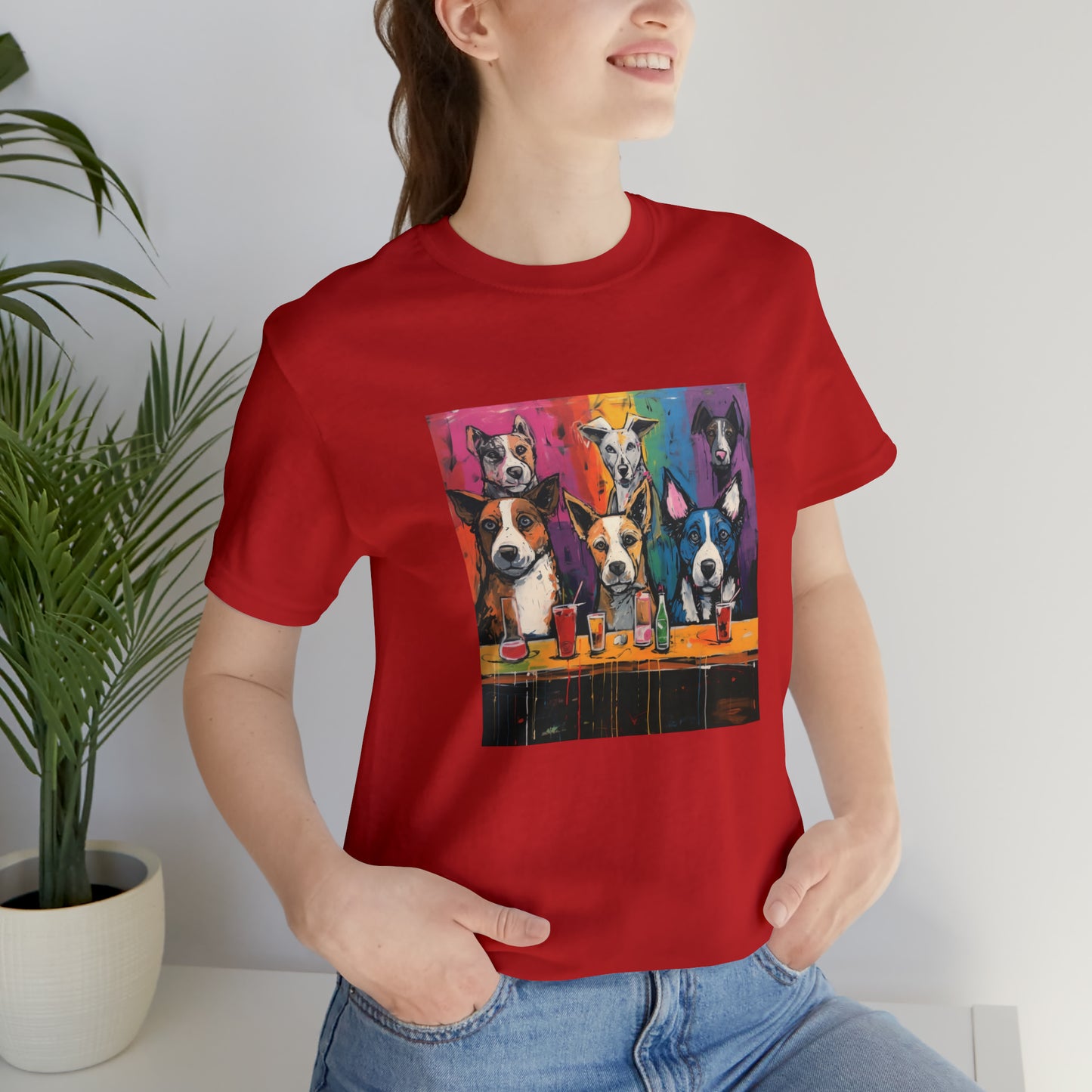 Dogs at the Bar Unisex Tee