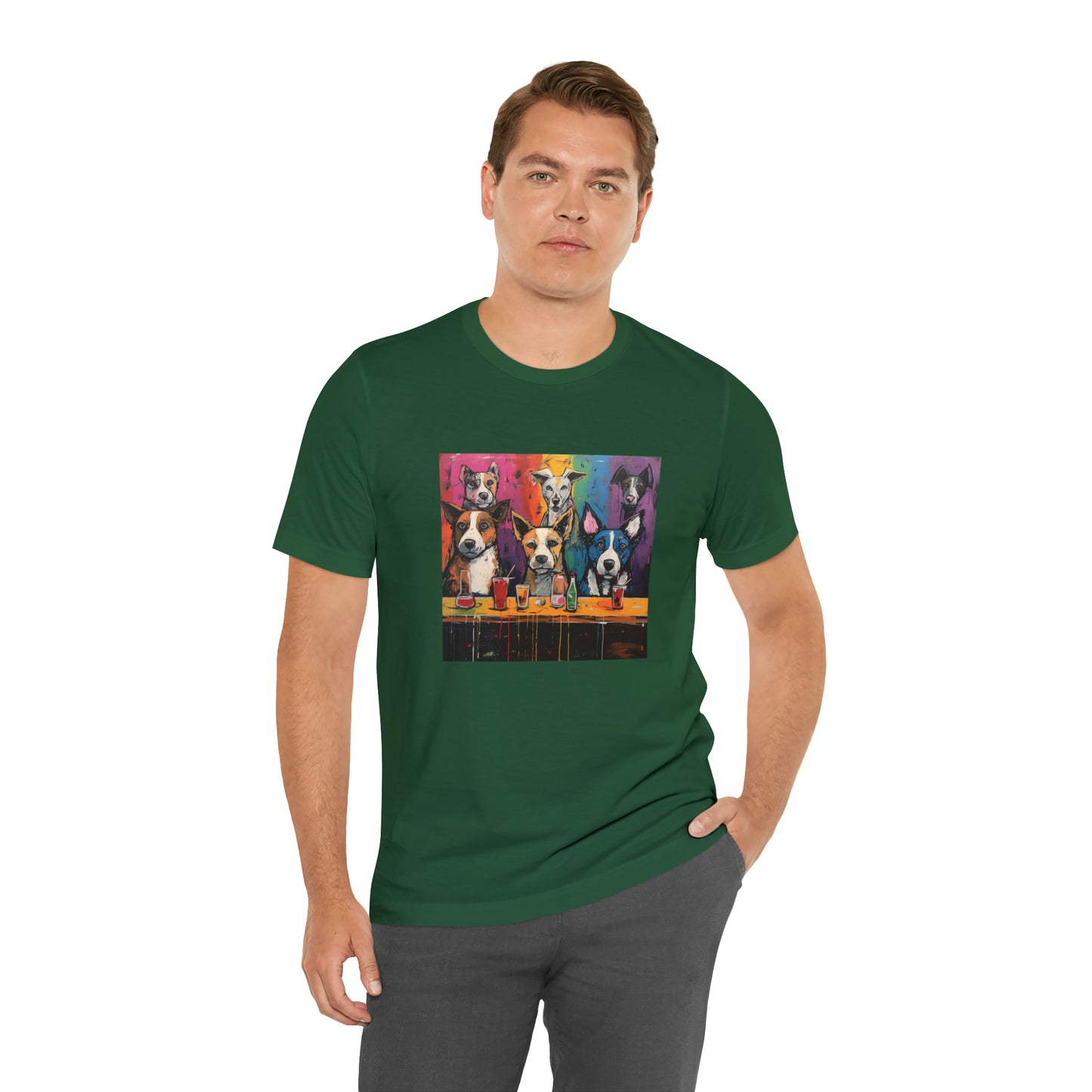 Dogs at the Bar Unisex Tee