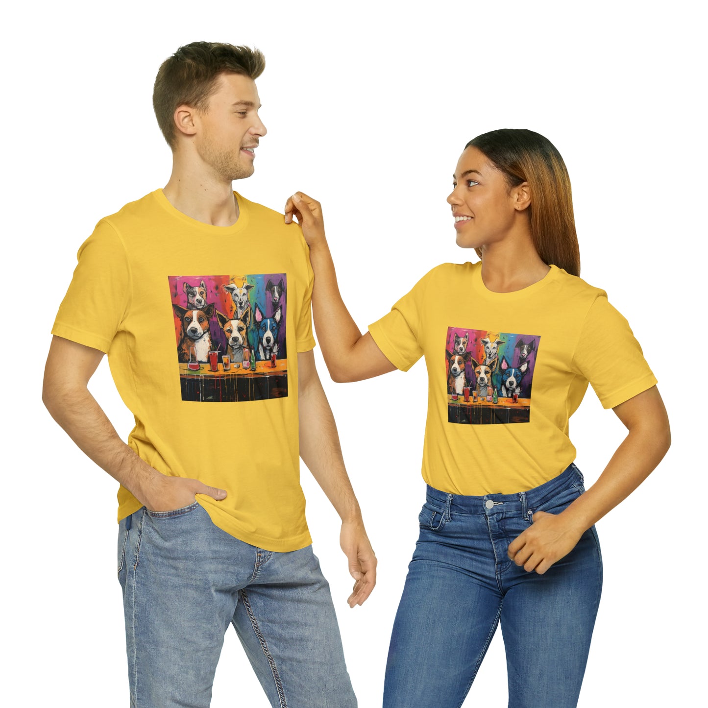 Dogs at the Bar Unisex Tee