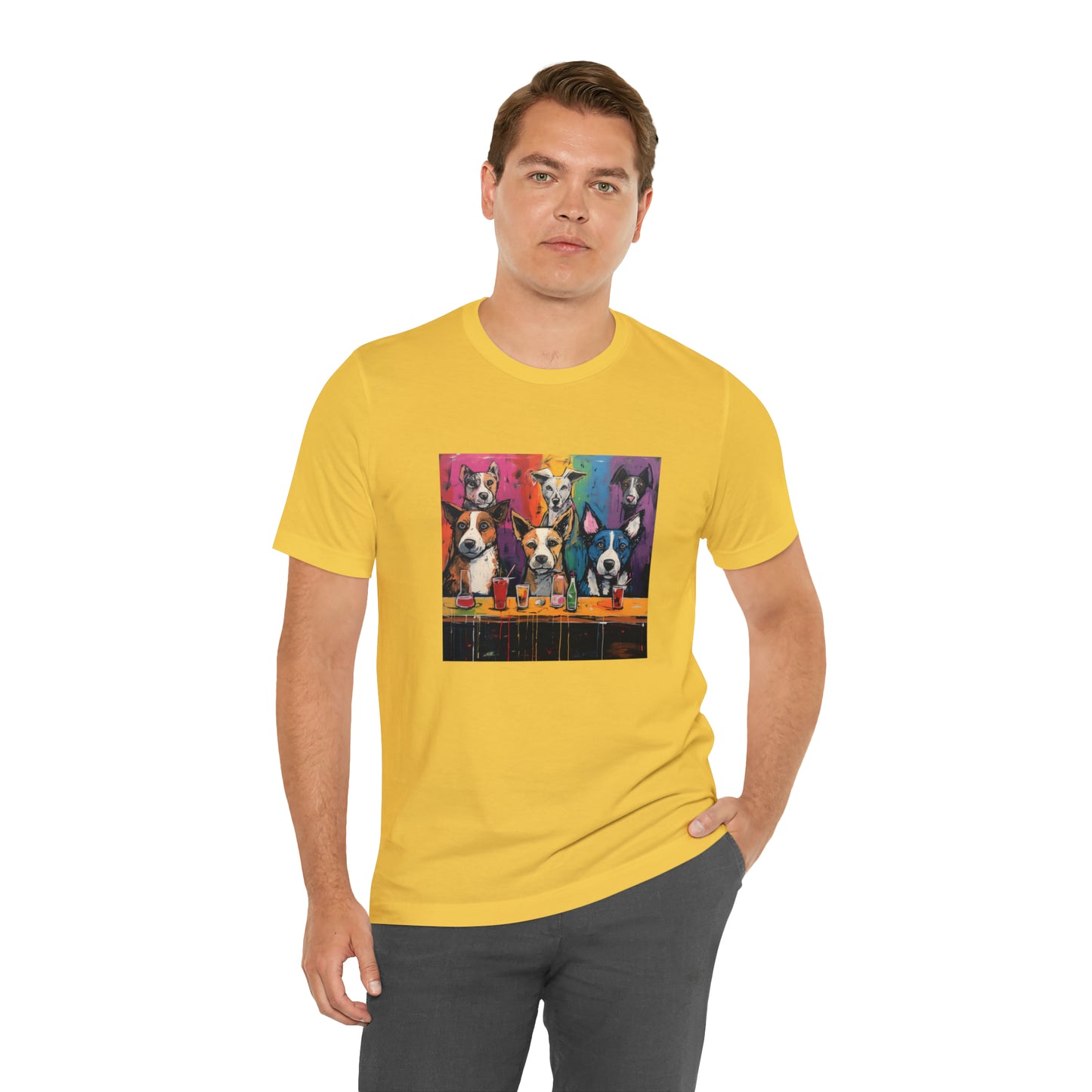 Dogs at the Bar Unisex Tee