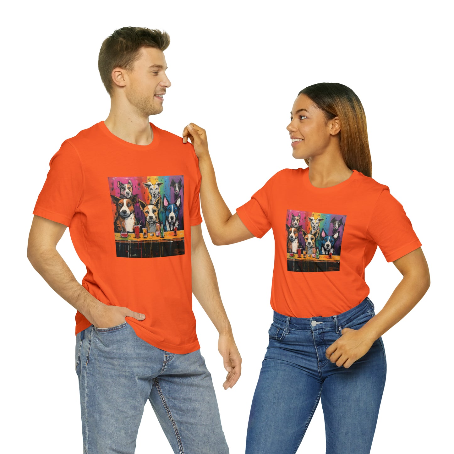 Dogs at the Bar Unisex Tee
