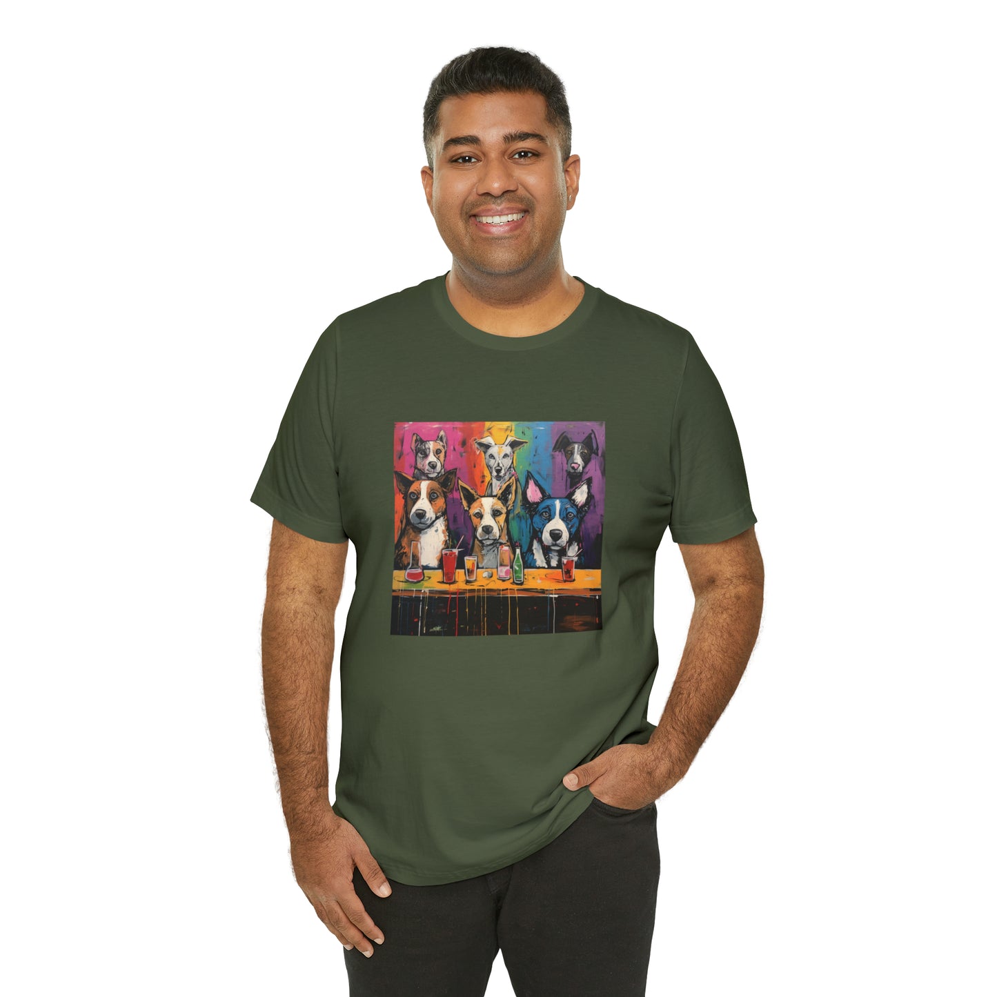 Dogs at the Bar Unisex Tee