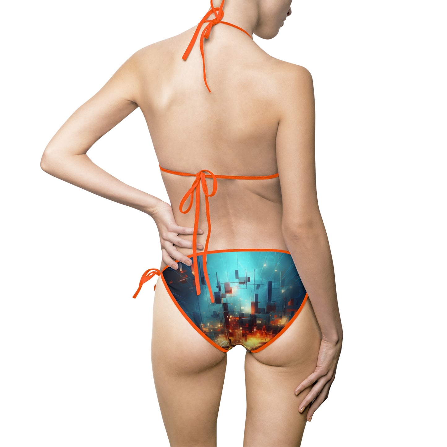 Electric Abstract Women's Bikini Swimsuit