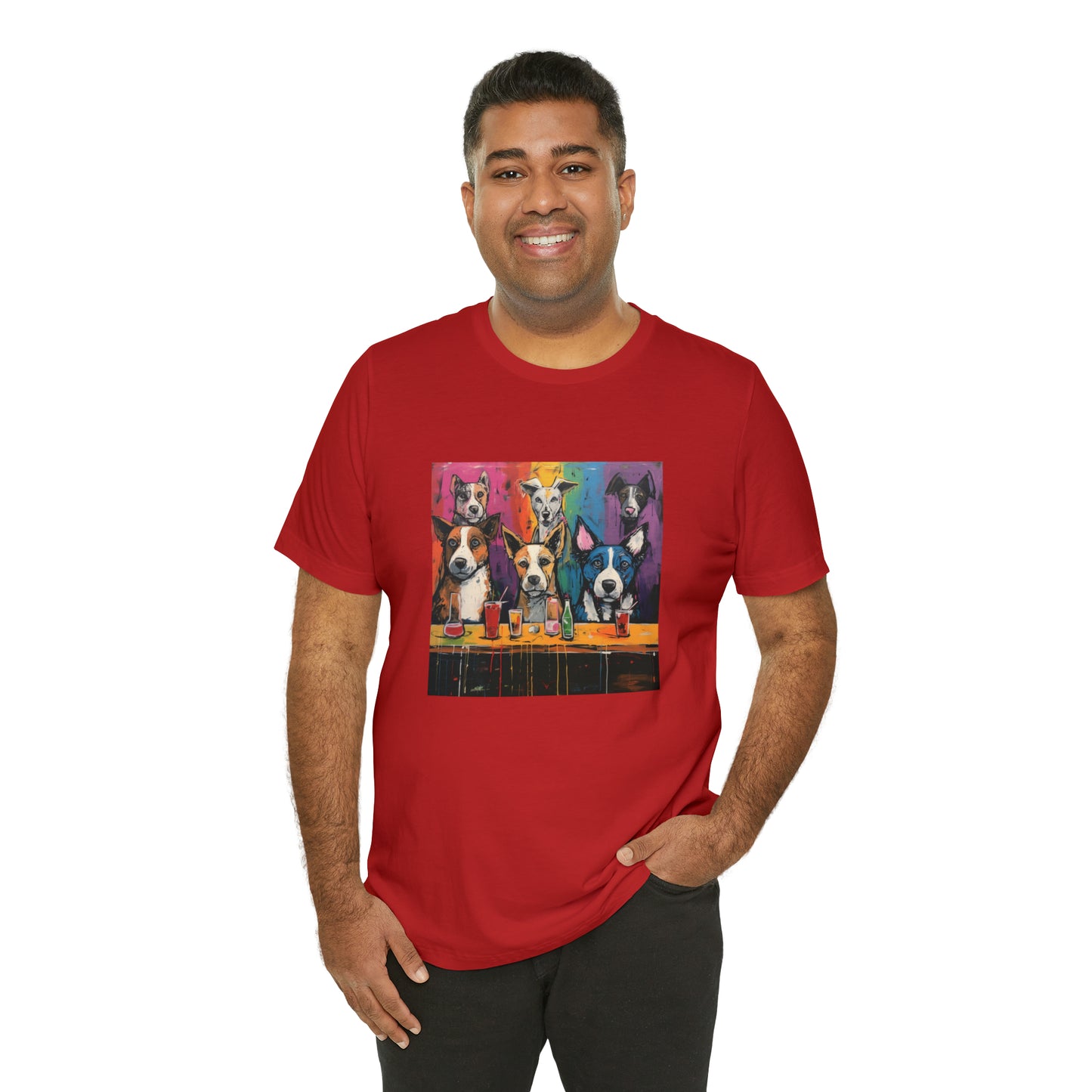 Dogs at the Bar Unisex Tee