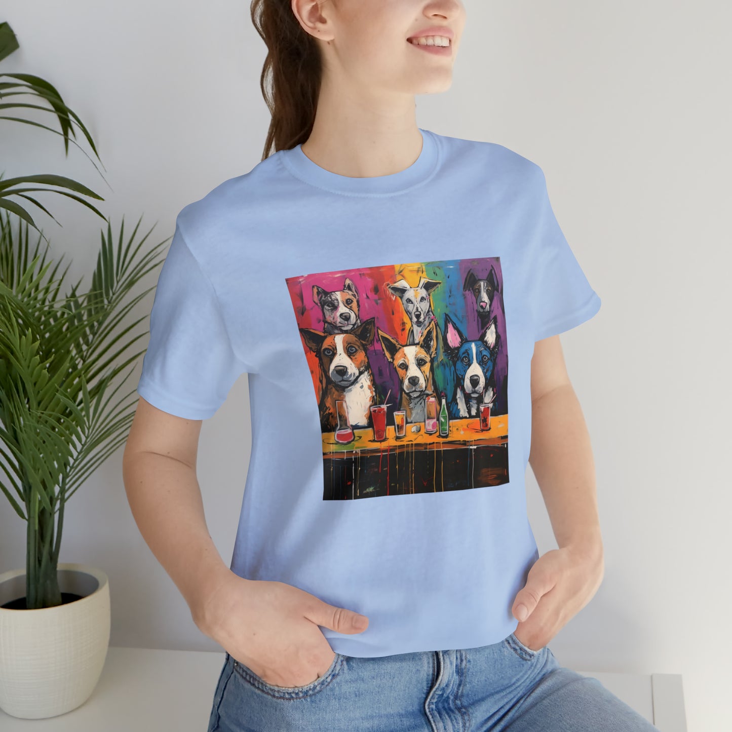 Dogs at the Bar Unisex Tee