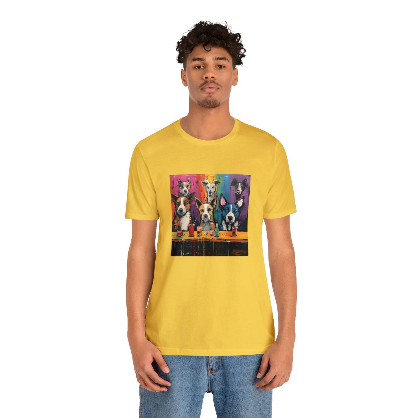 Dogs at the Bar Unisex Tee