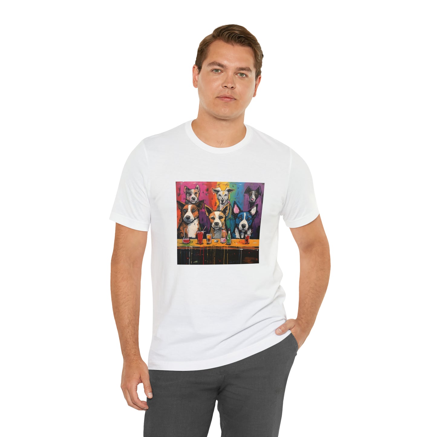 Dogs at the Bar Unisex Tee