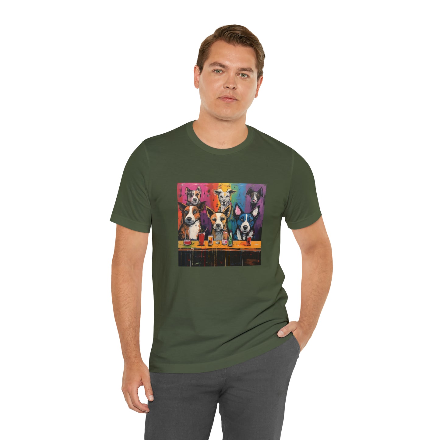 Dogs at the Bar Unisex Tee