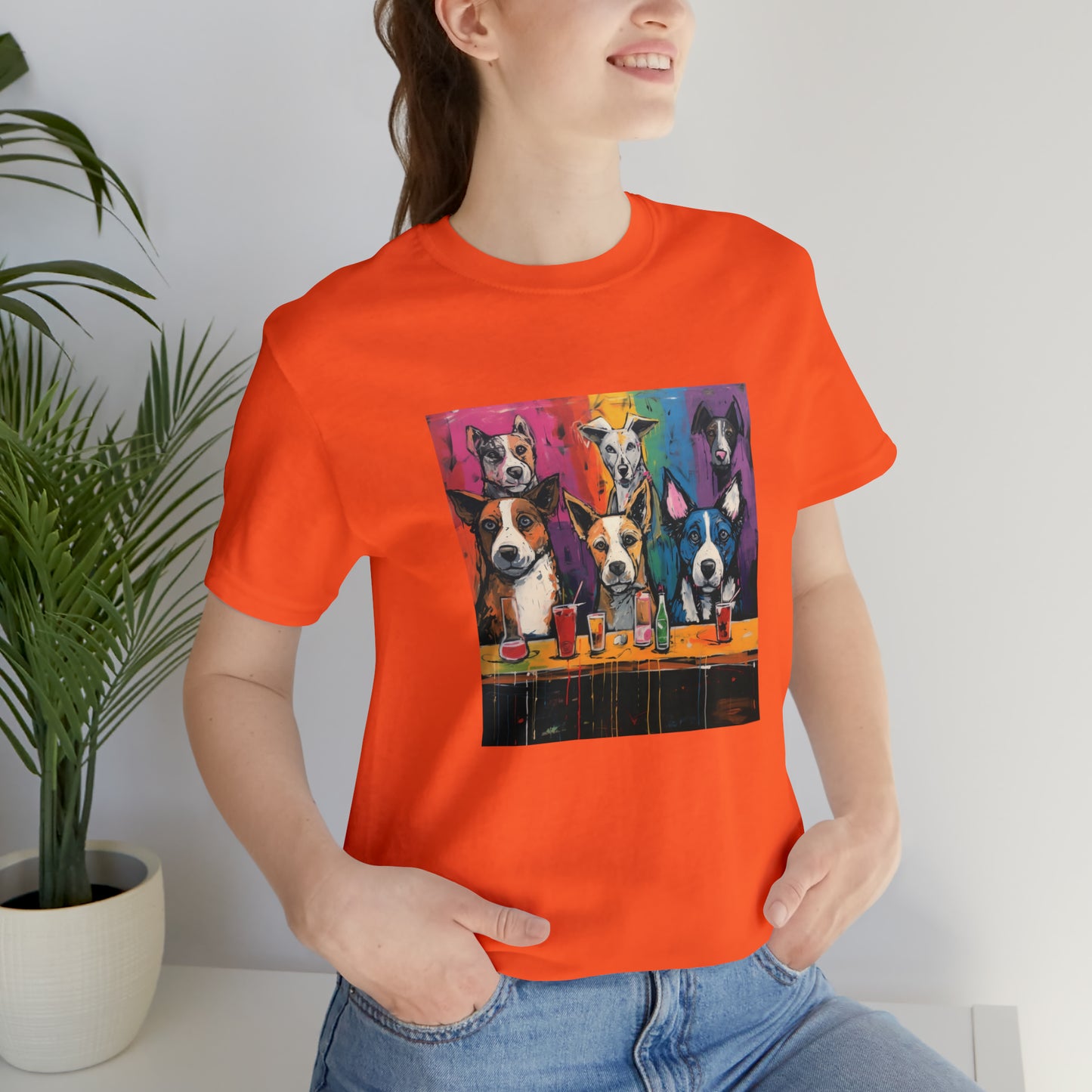 Dogs at the Bar Unisex Tee