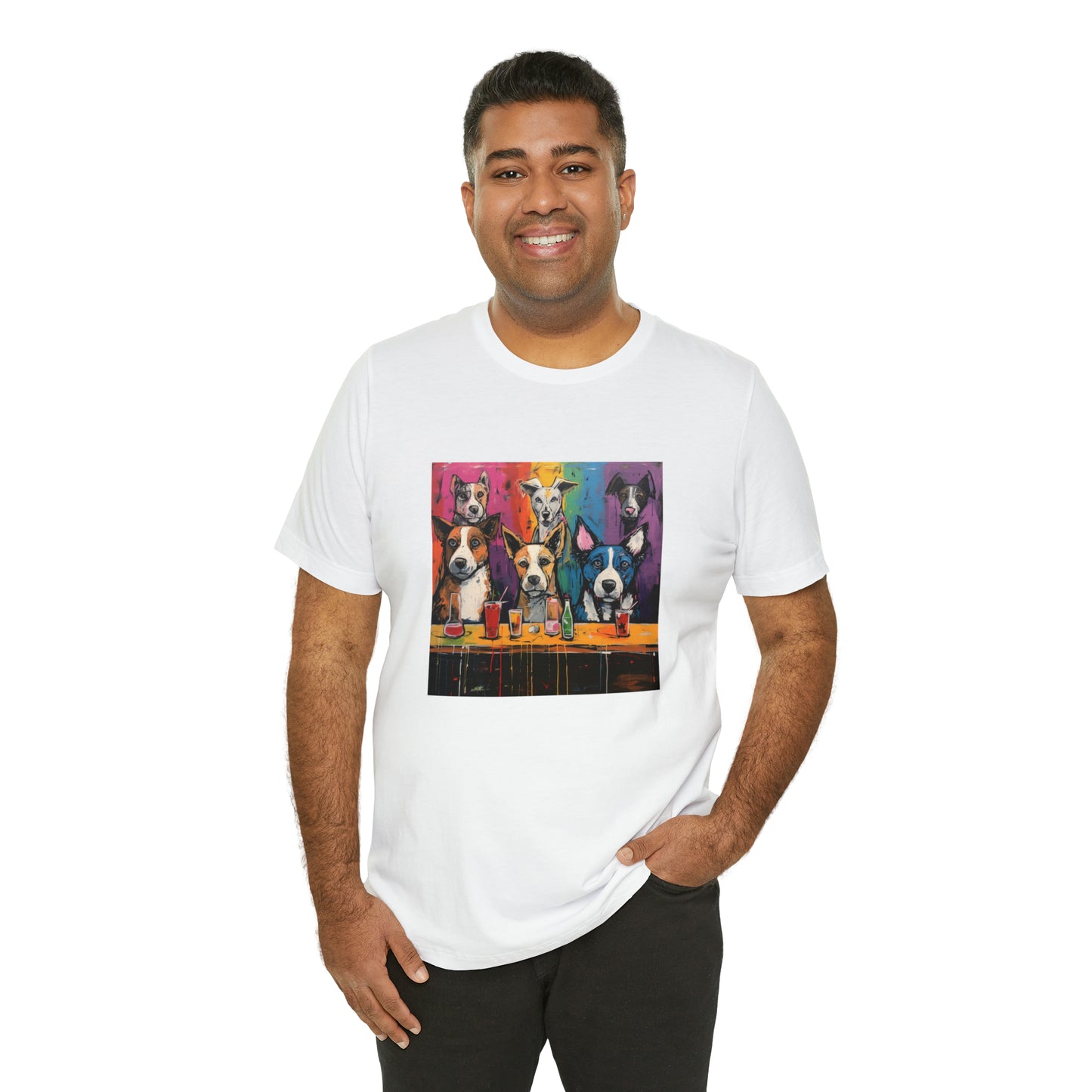 Dogs at the Bar Unisex Tee