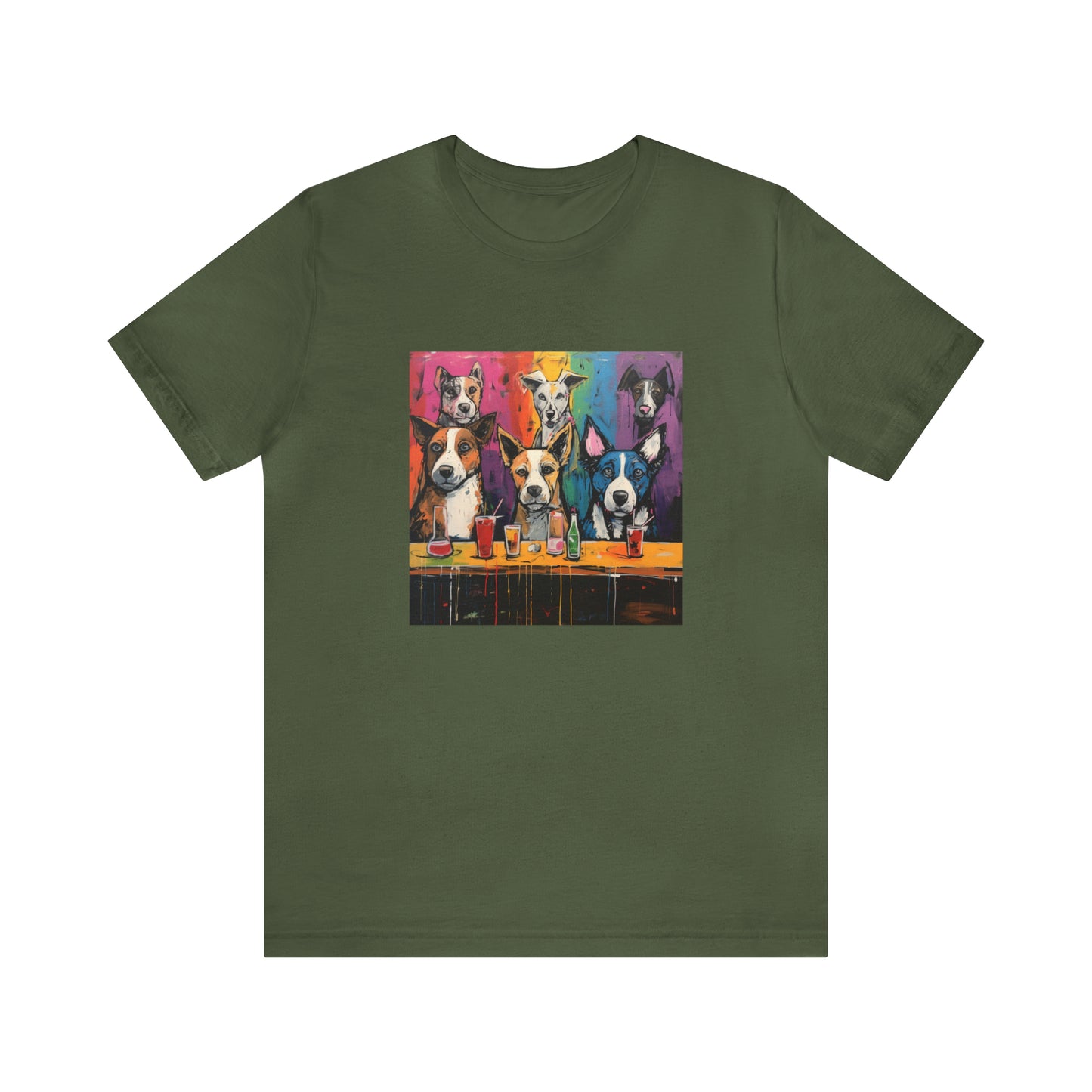 Dogs at the Bar Unisex Tee