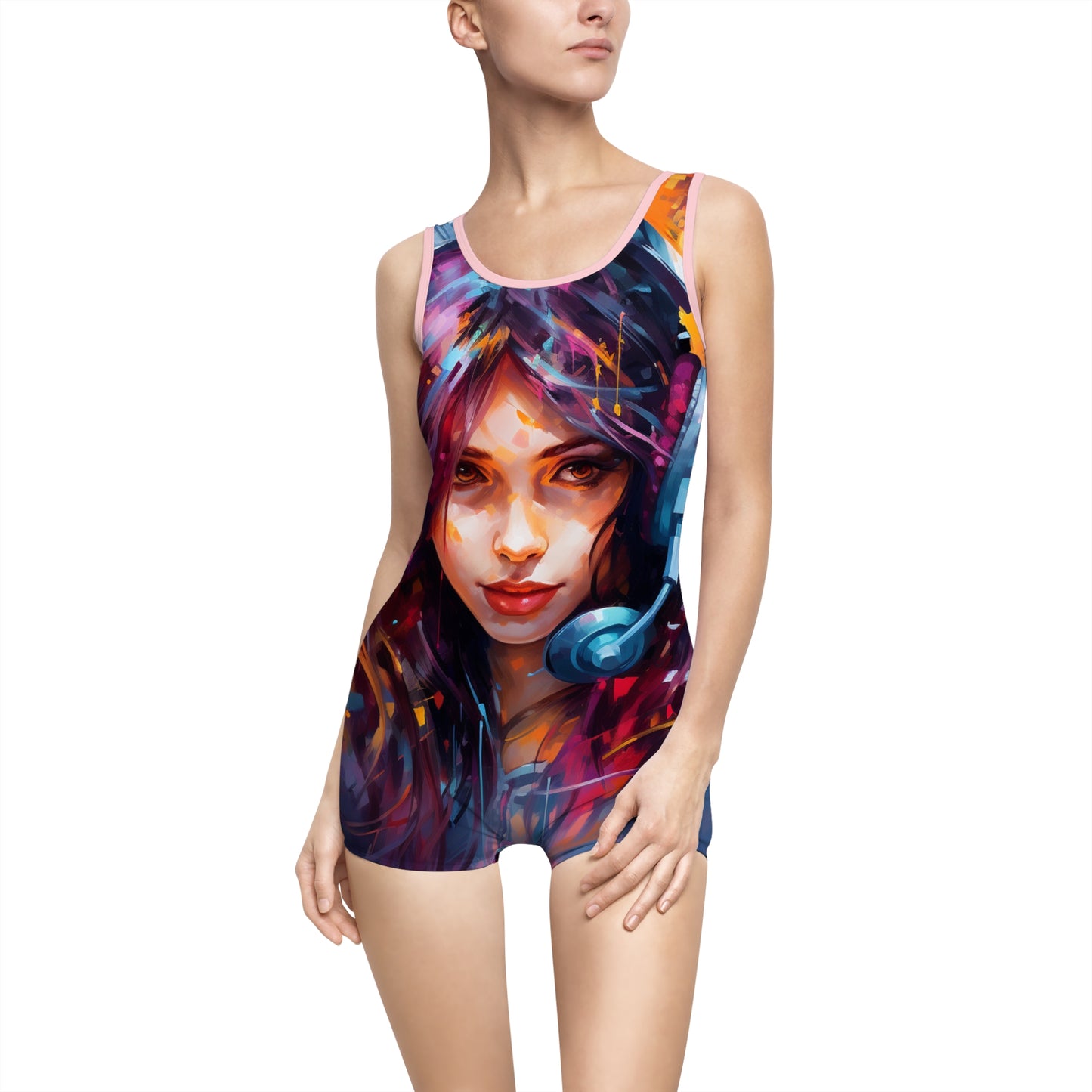 Gamer Girl Vintage Swimsuit
