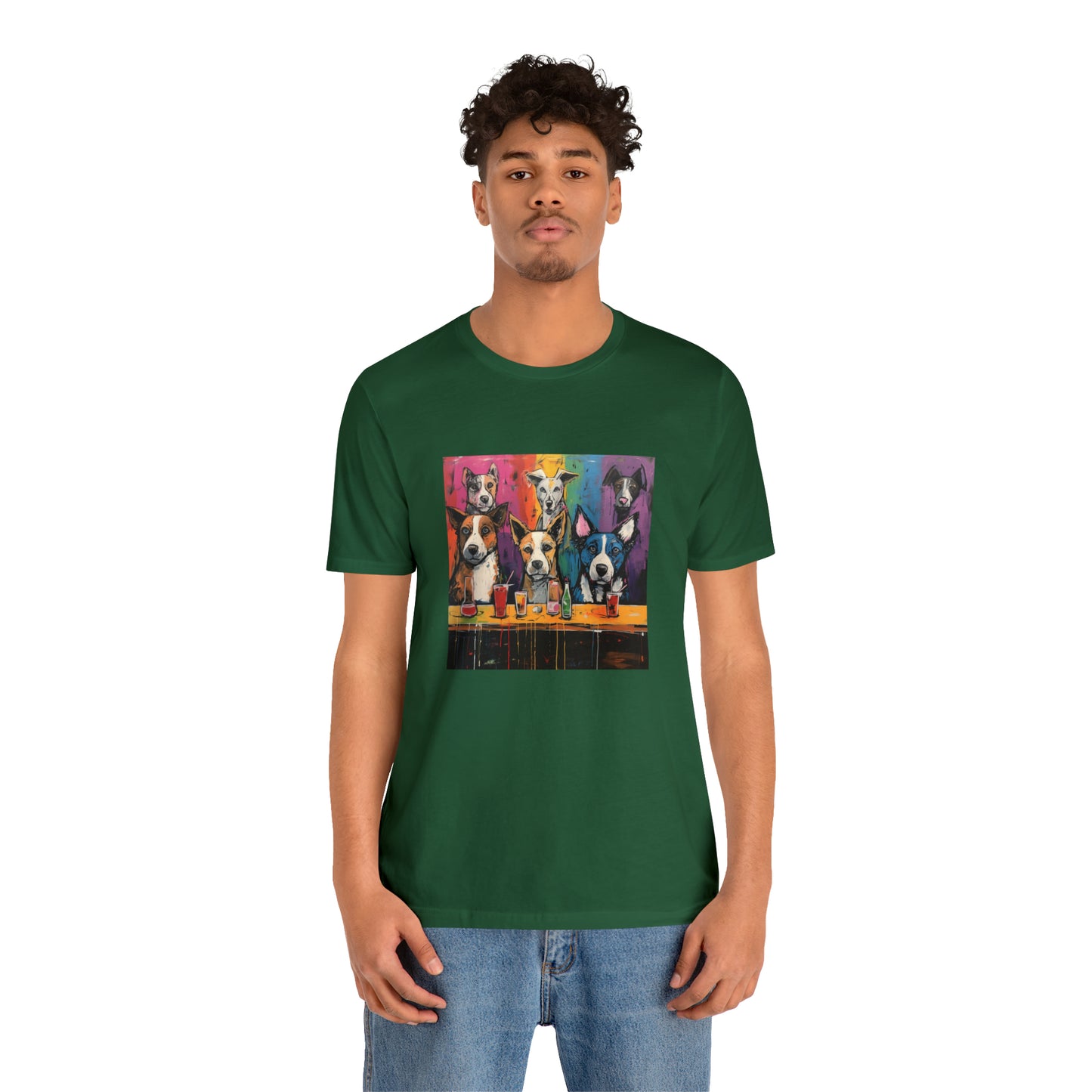 Dogs at the Bar Unisex Tee
