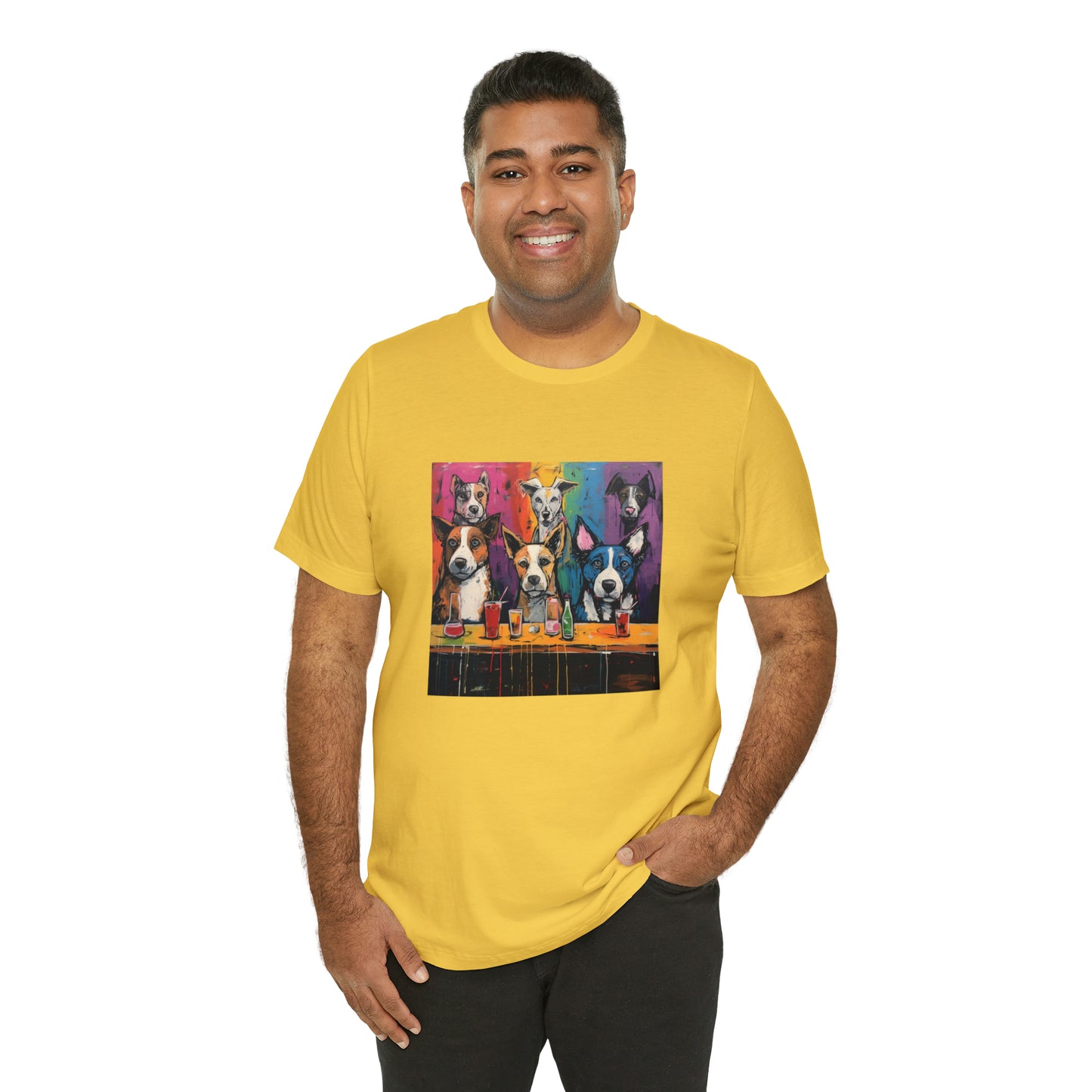 Dogs at the Bar Unisex Tee