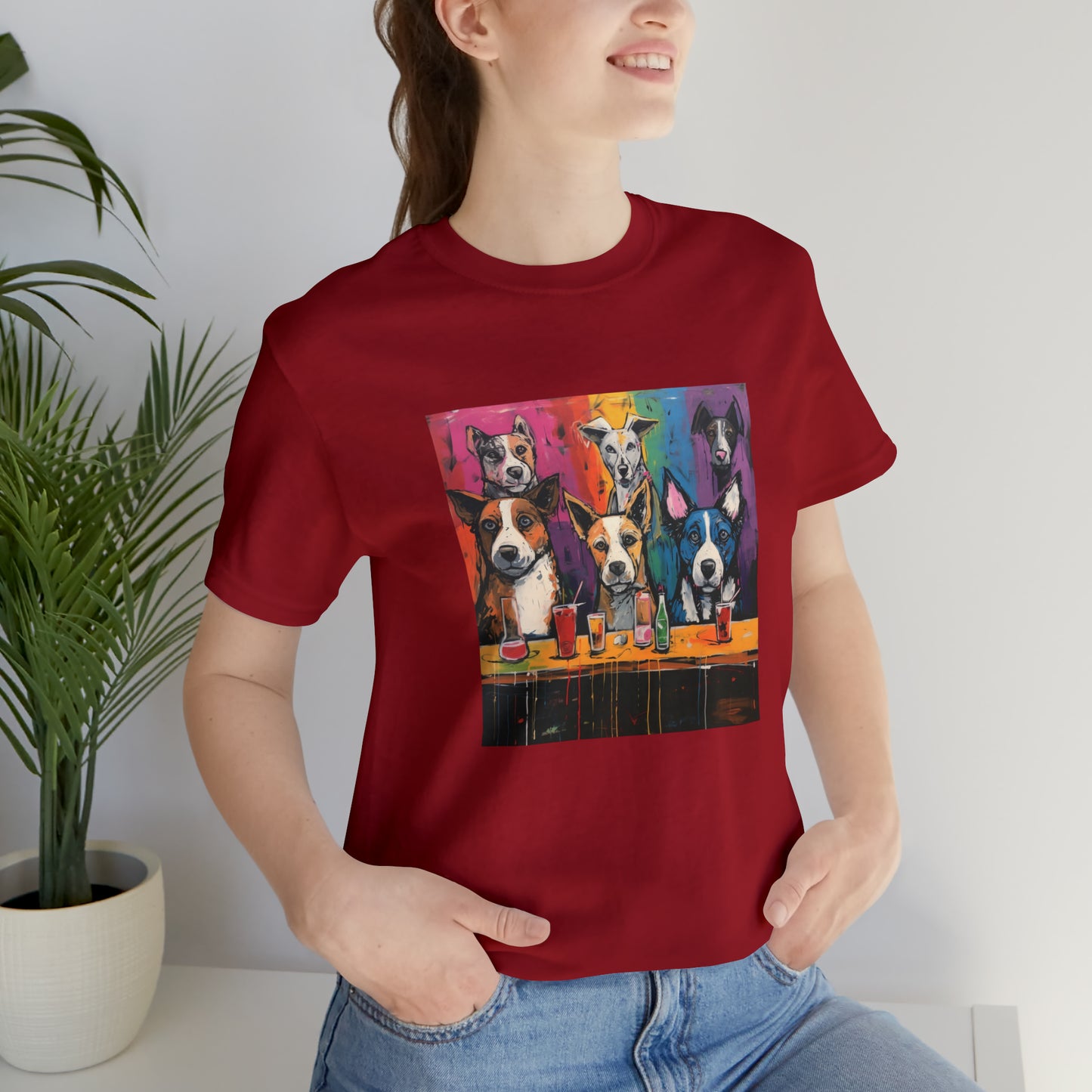 Dogs at the Bar Unisex Tee