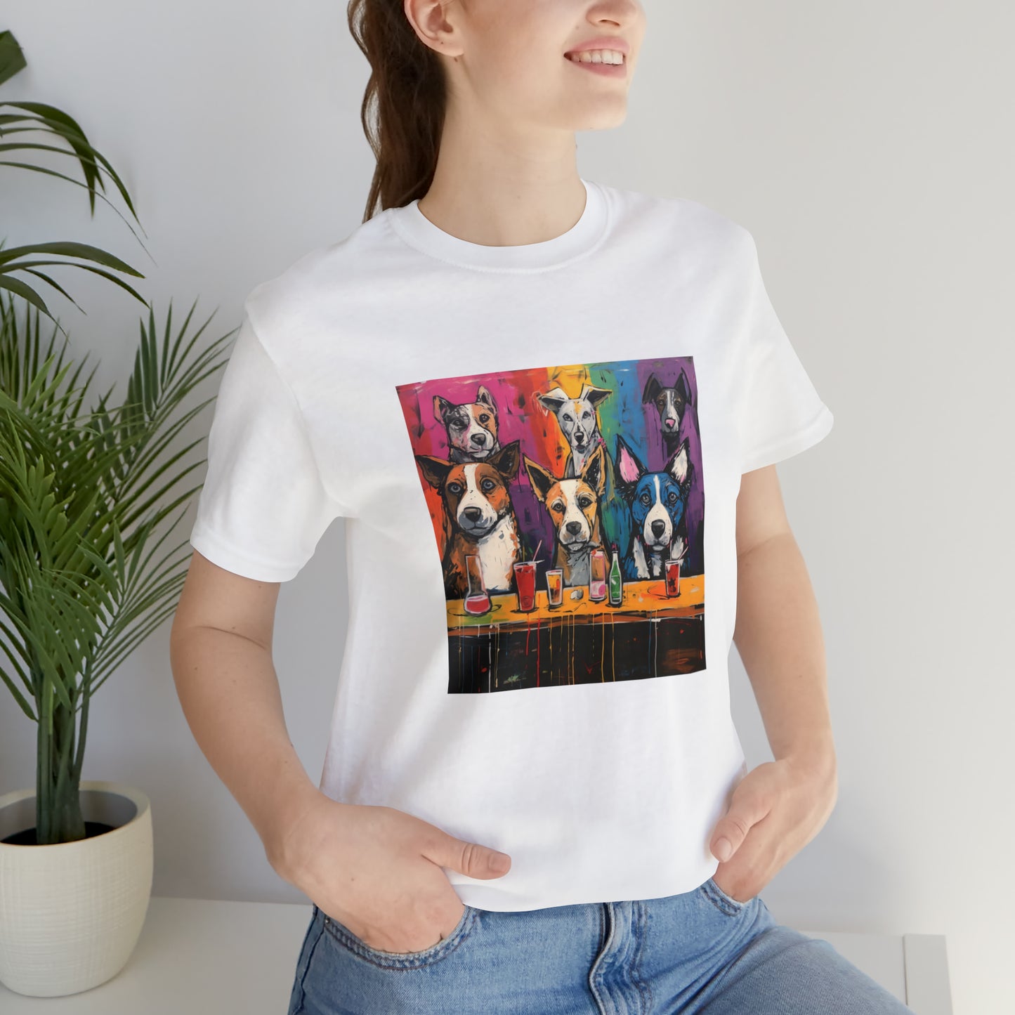 Dogs at the Bar Unisex Tee