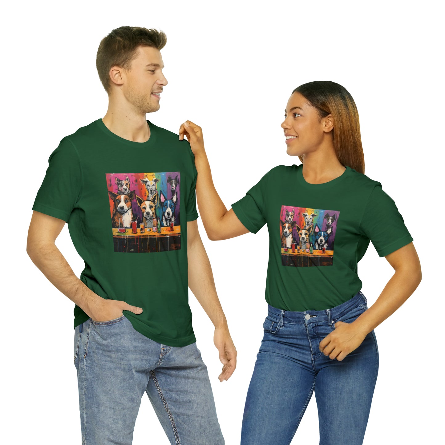 Dogs at the Bar Unisex Tee