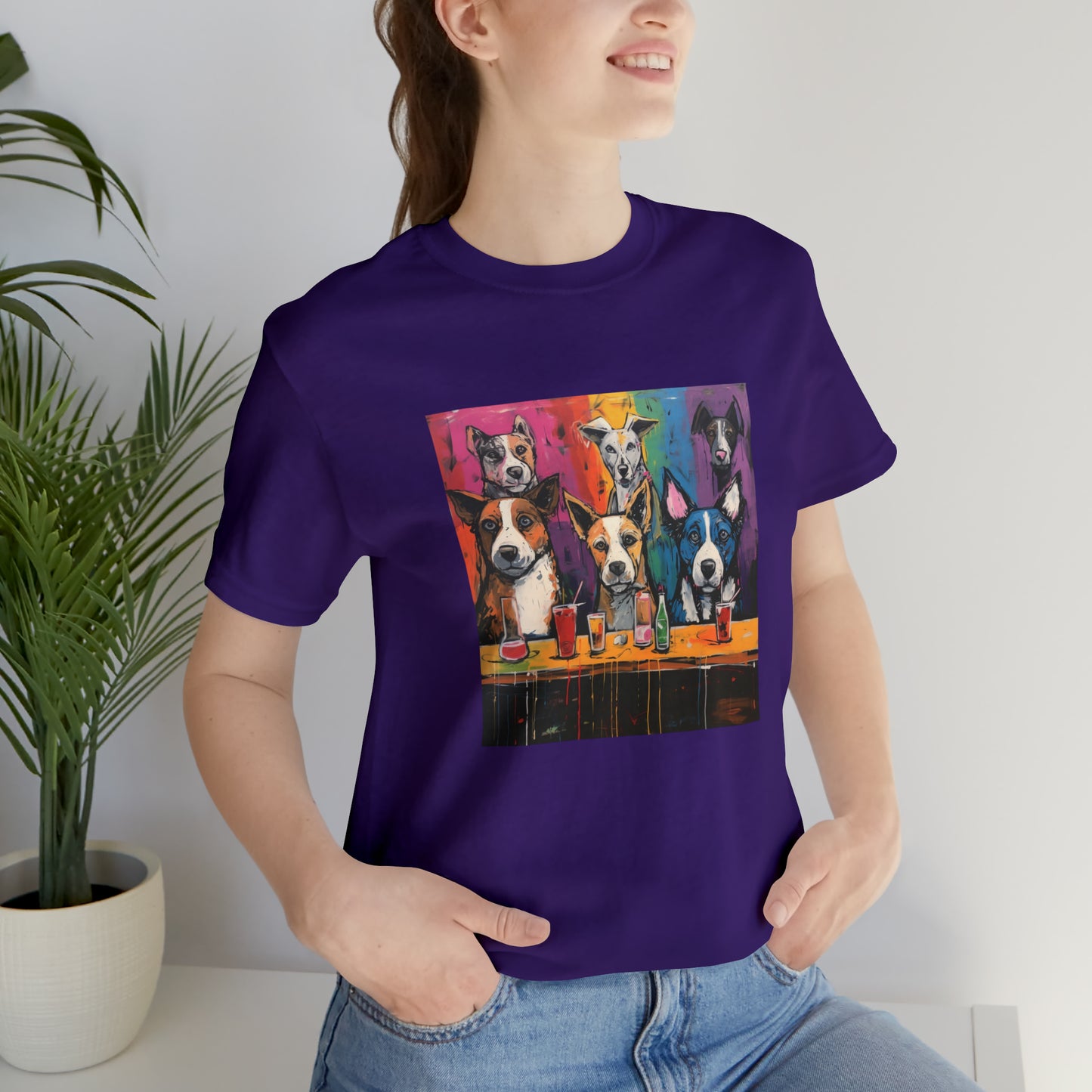Dogs at the Bar Unisex Tee
