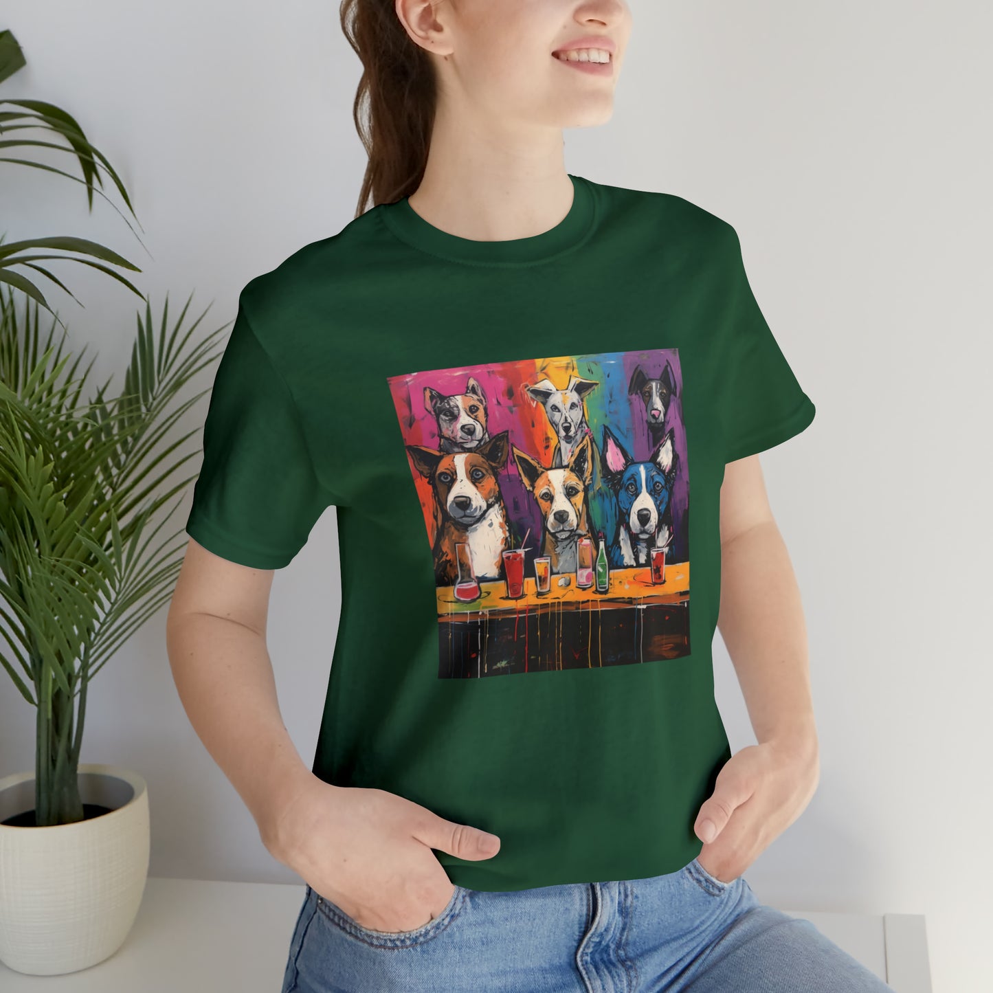 Dogs at the Bar Unisex Tee