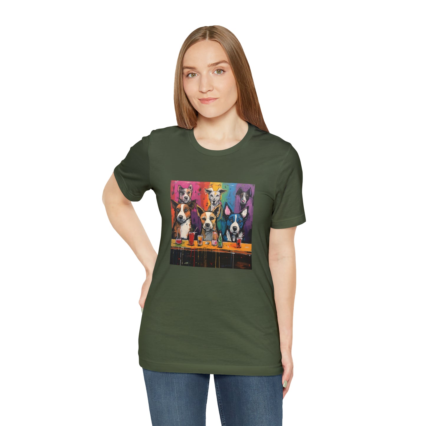Dogs at the Bar Unisex Tee