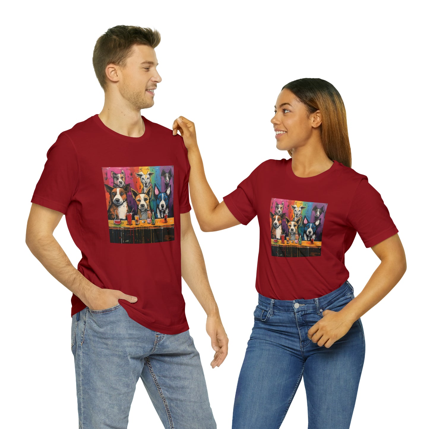 Dogs at the Bar Unisex Tee