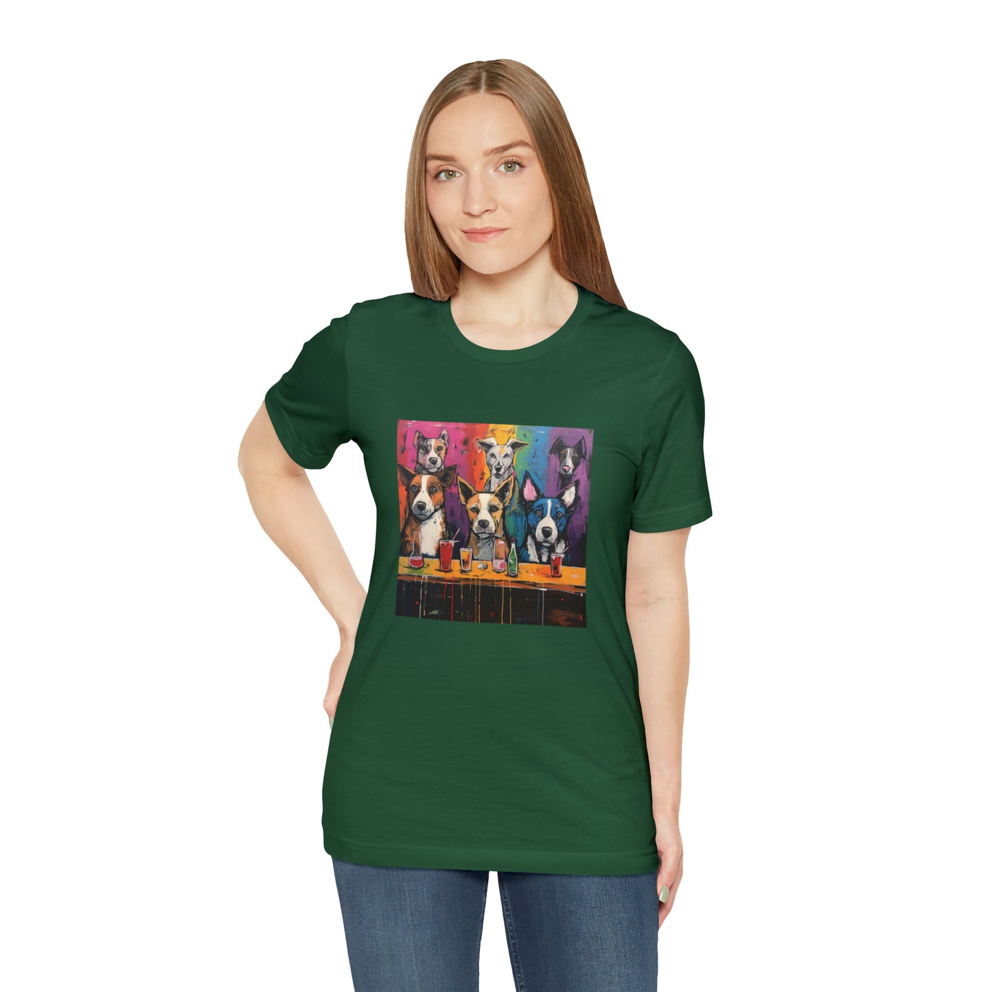 Dogs at the Bar Unisex Tee