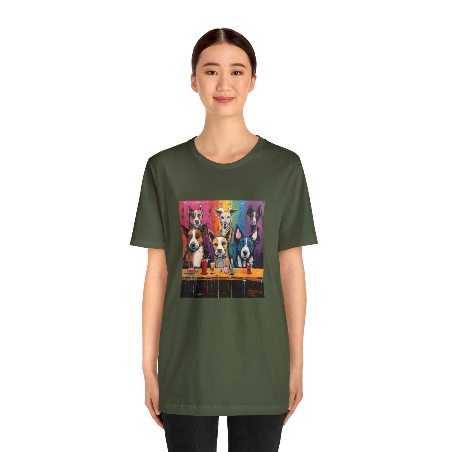 Dogs at the Bar Unisex Tee