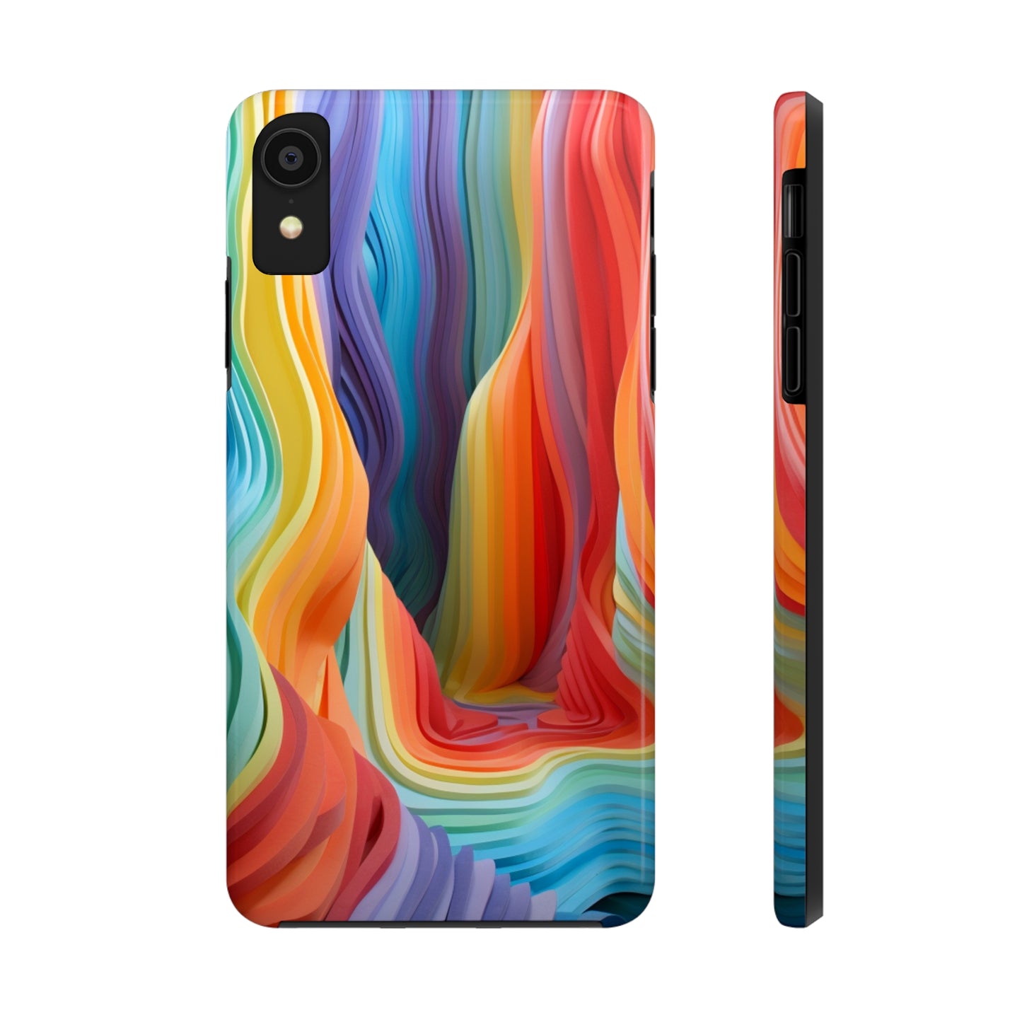 Rainbow Stripes Tough Phone Case