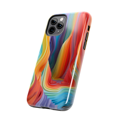 Rainbow Stripes Tough Phone Case