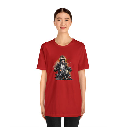 Monkey in Suit: The Gun-Toting Biker Tee