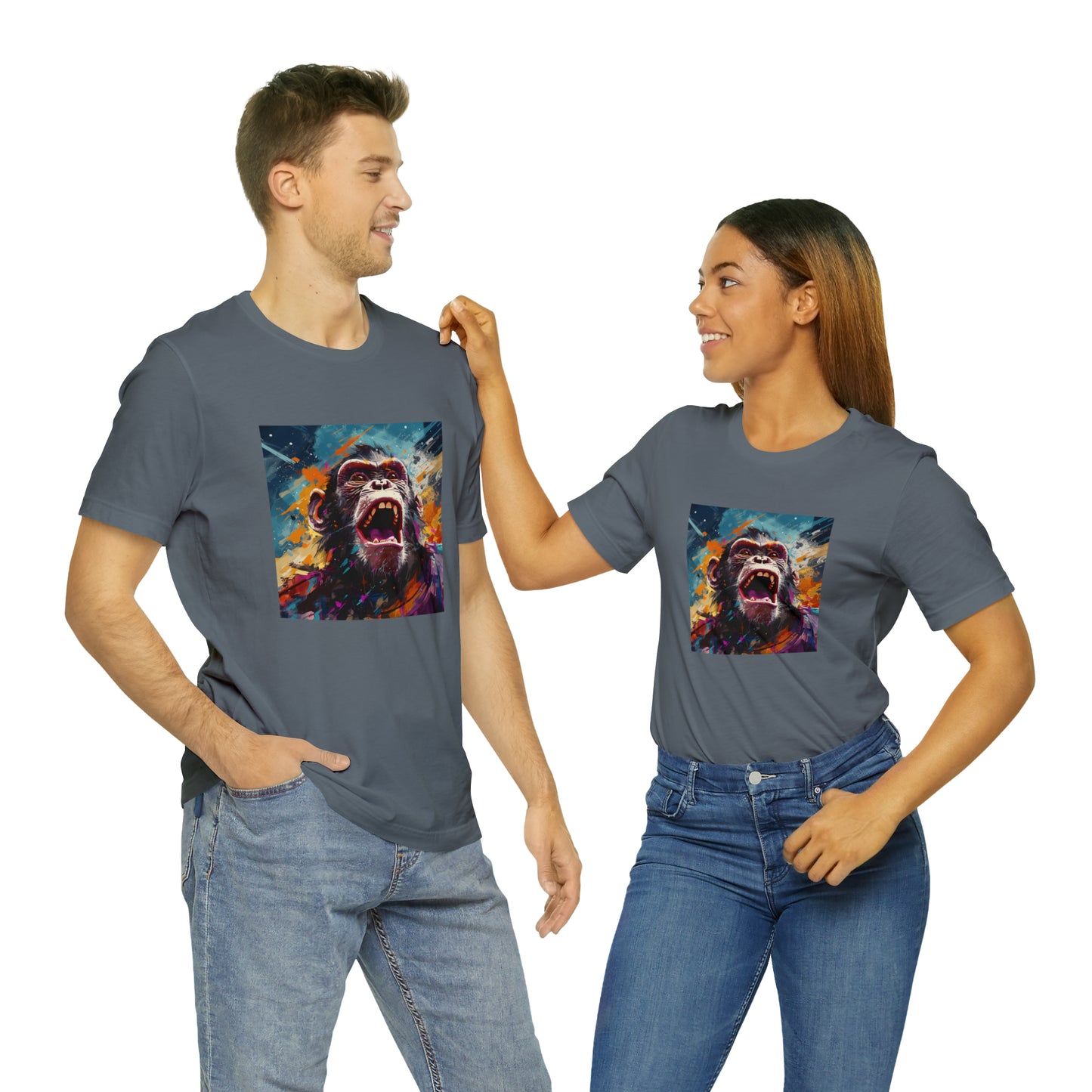 Monkey Abstract Unisex Jersey Tee