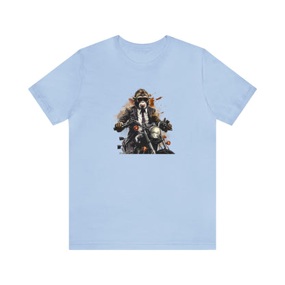 Monkey in Suit: The Gun-Toting Biker Tee