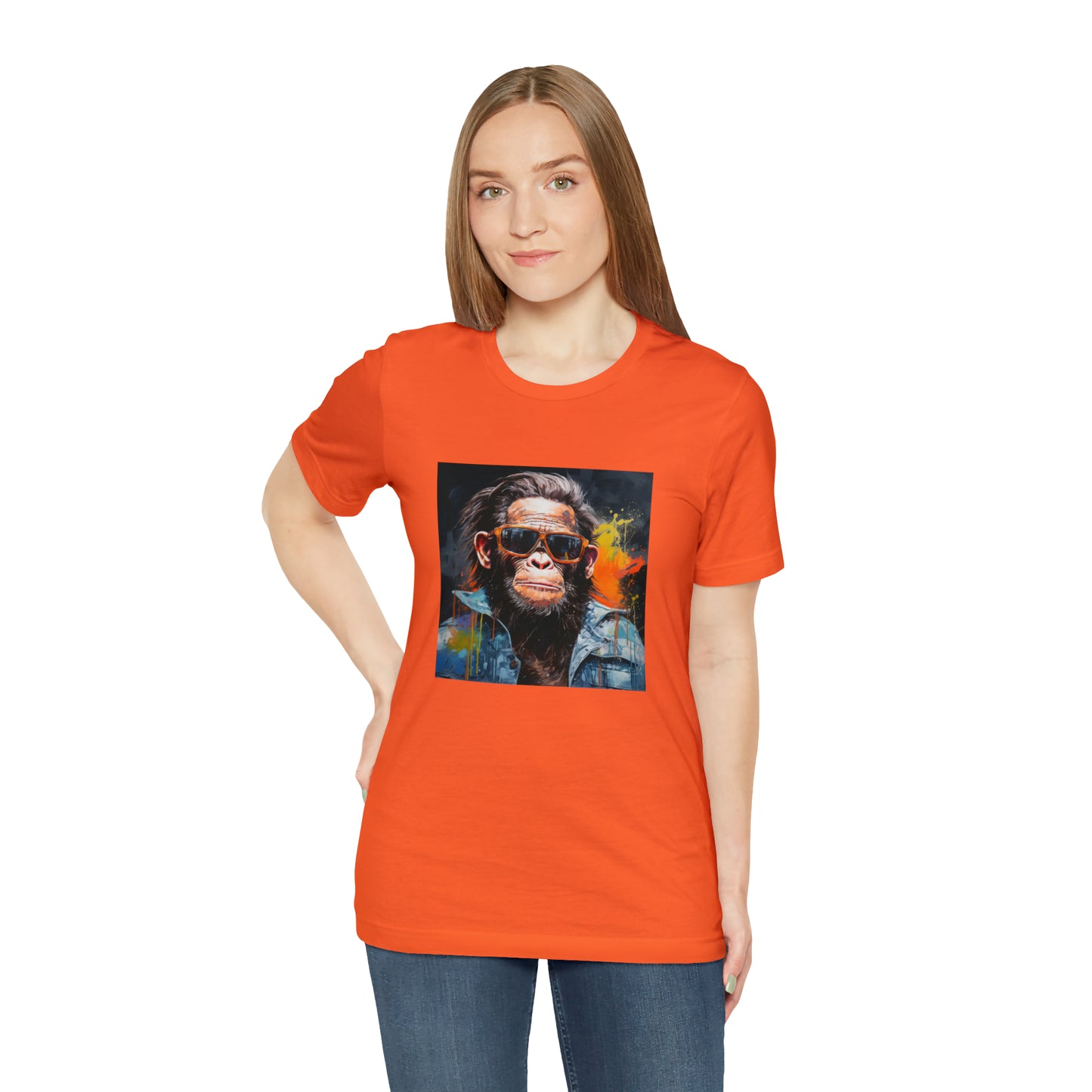 Terminator Monkey Unisex Short Sleeve Tee