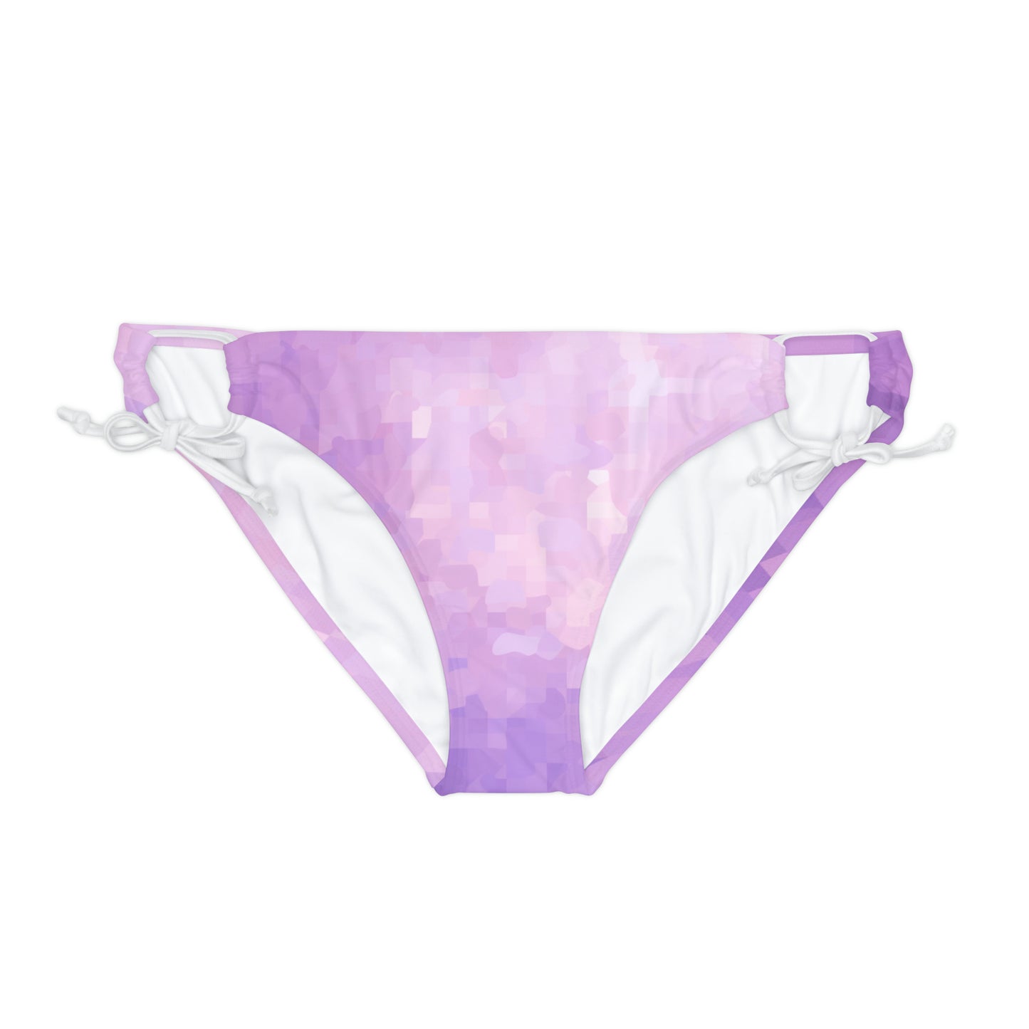 Light Purple Loop Tie Side Bikini Bottom Swimwear