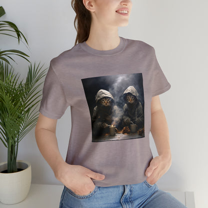 Banksy Inspired Kittens Smoking Unisex Tee