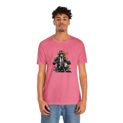 Monkey in Suit: The Gun-Toting Biker Tee