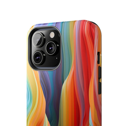 Rainbow Stripes Tough Phone Case