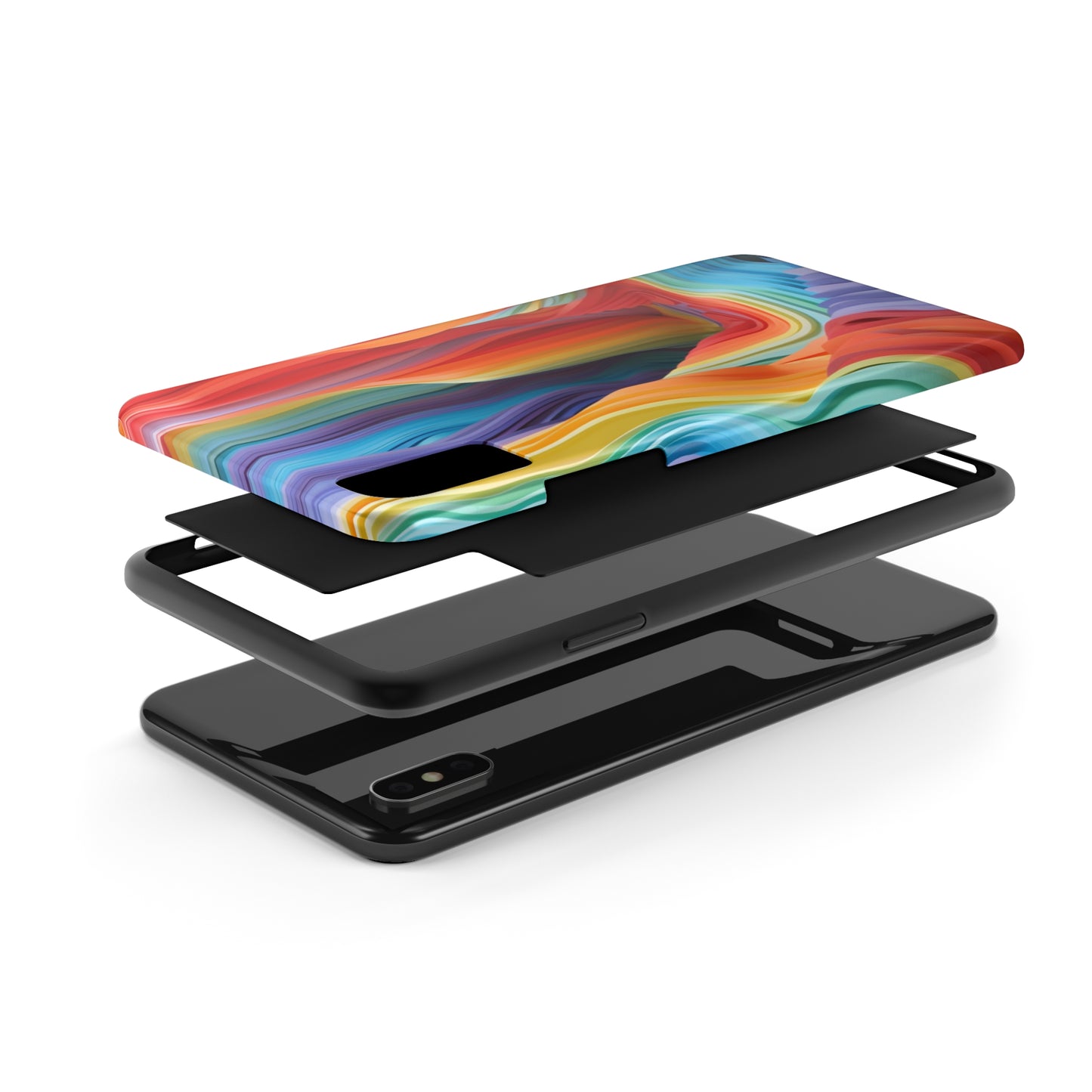 Rainbow Stripes Tough Phone Case