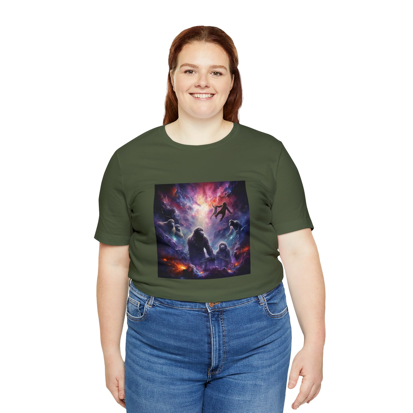 Magical Realm Apes Unisex Jersey Short Sleeve Tee