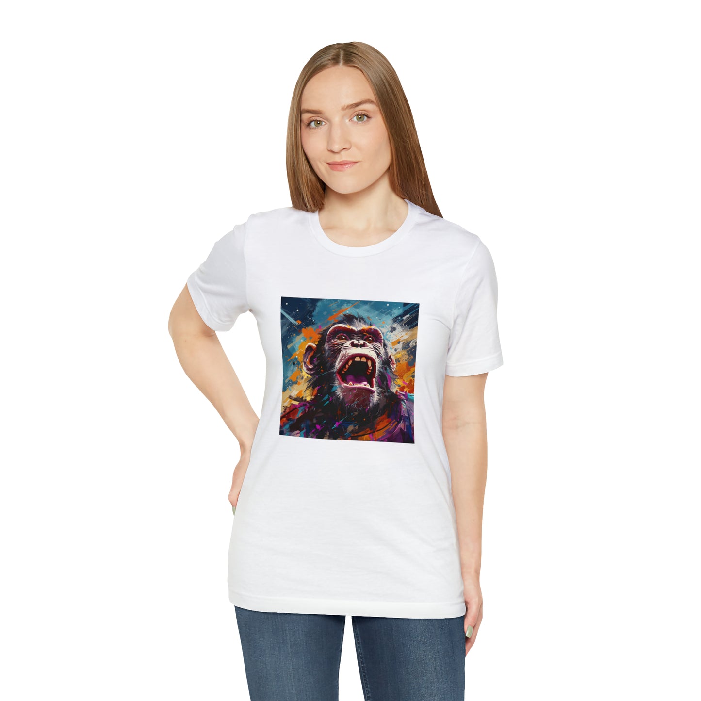 Monkey Abstract Unisex Jersey Tee