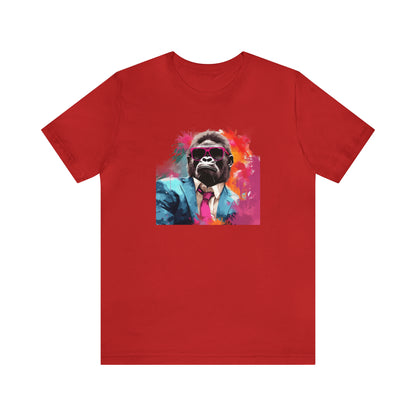 Miami Vice Gorilla - Unisex Jersey Short Sleeve Tee