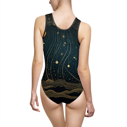 Celestial Bodies Women's Classic One-Piece Swimsuit