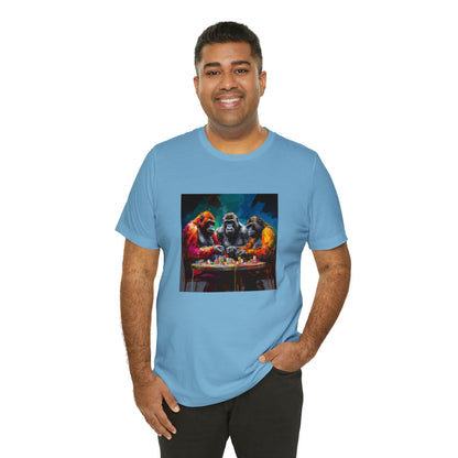 Gorilla Poker Showdown Tee - Unisex Jersey Short Sleeve