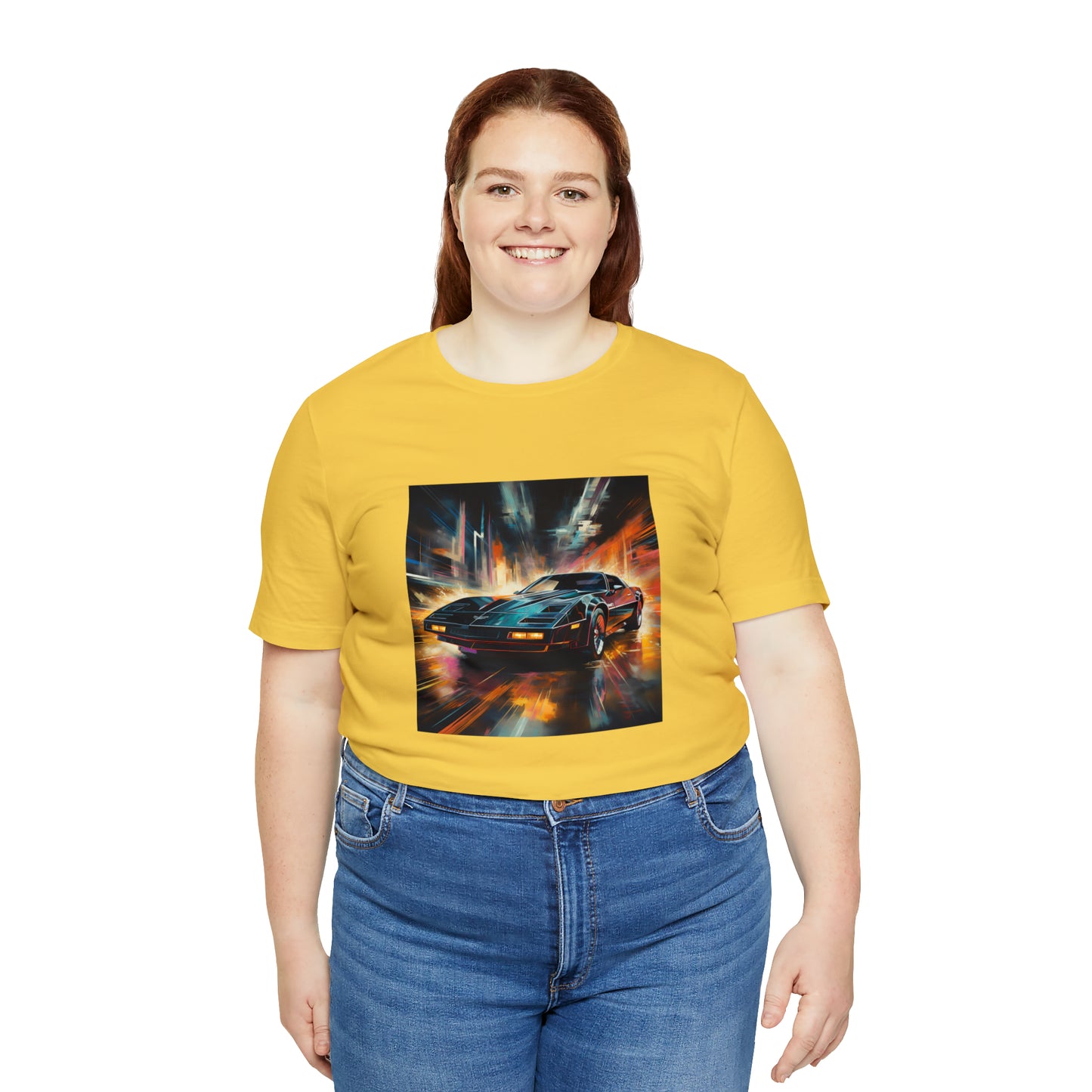 Knight Rider Abstract Unisex Jersey Short Sleeve Tee